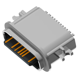 XB-ATCF-16-003 TYPE C 16P 방수 암좌 침판 1.2 L = 6.5mm(분말 미금 케이스)